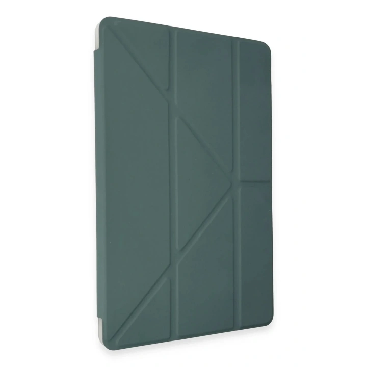 Mey İthalat®   Pad 6 Kılıf Kalemlikli Mars Tablet Kılıfı - Koyu Yeşil