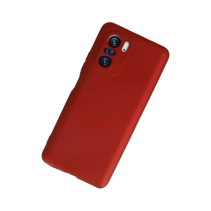 Mey İthalat®   Poco F3 Kılıf First Silikon - Kırmızı
