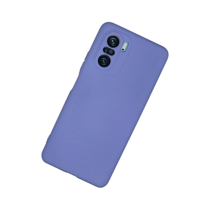 Mey İthalat®   Poco F3 Kılıf Nano içi Kadife Silikon - Lila
