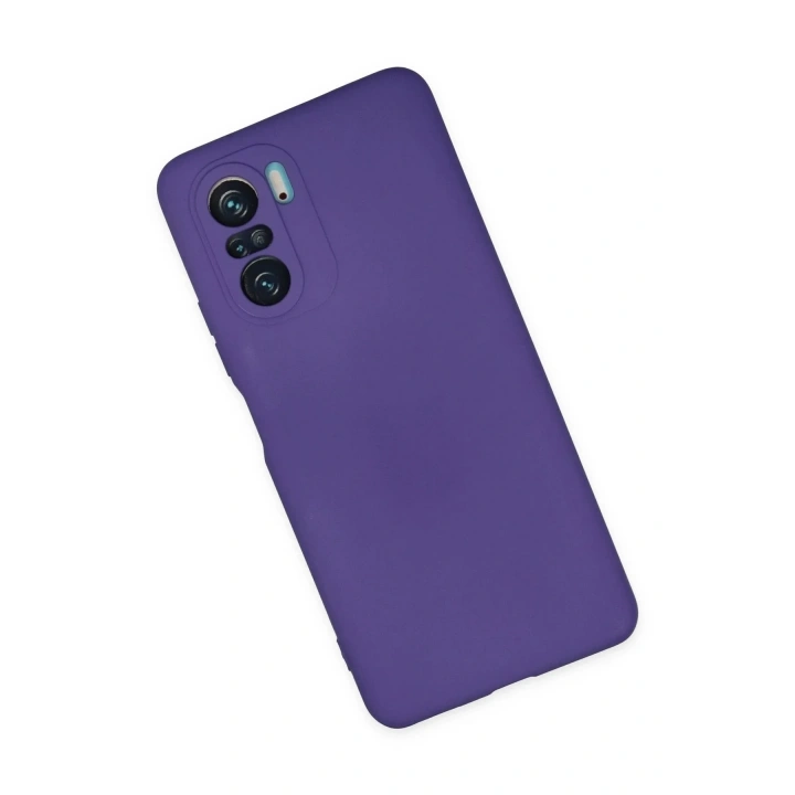 Mey İthalat®   Poco F3 Kılıf Nano içi Kadife Silikon - Mor