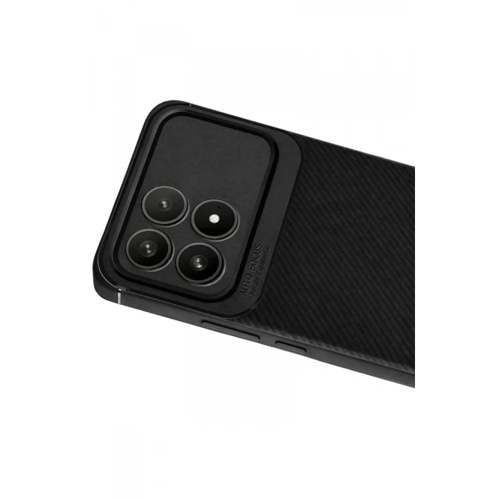 Mey İthalat®   Poco F8 Pro Auto Focus Karbon Kapak - Siyah