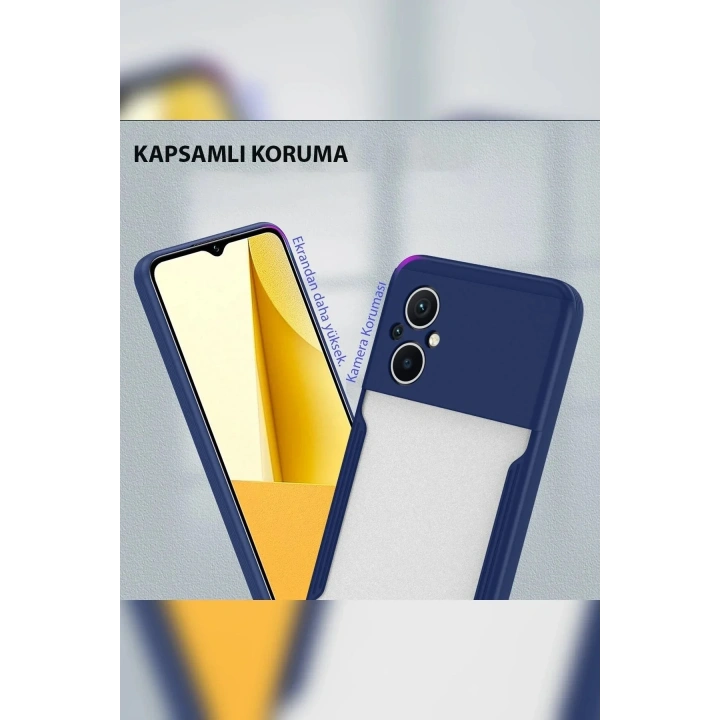 Mey İthalat®   Poco M5 Kılıf Platin Silikon - Yeşil