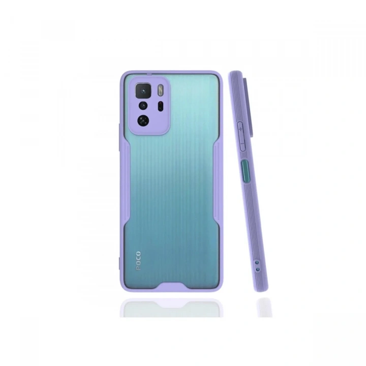 Mey İthalat®   Poco X3 GT Kılıf Platin Silikon - Lila