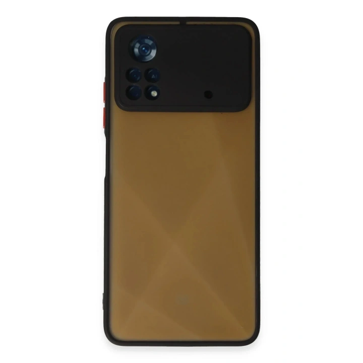 Mey İthalat®   Poco X4 Pro 5G Kılıf Montreal Silikon Kapak - Siyah