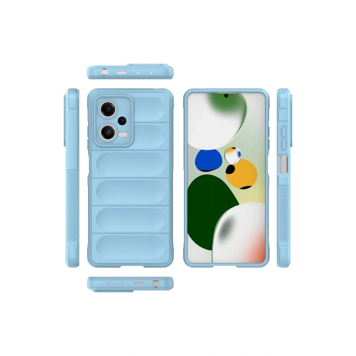 Mey İthalat®   Poco X5 5G Kılıf Optimum Silikon - Sky Blue