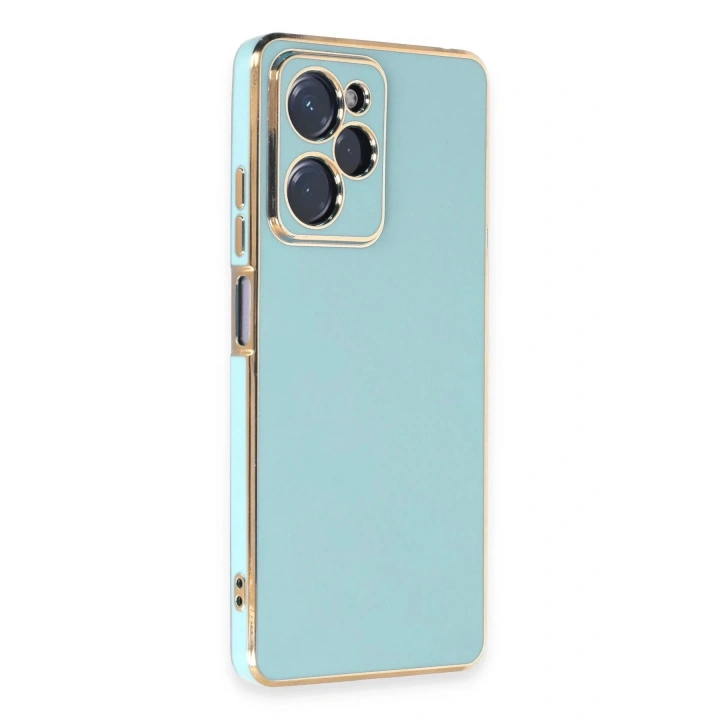 Mey İthalat®   Poco X5 Pro 5G Kılıf Volet Silikon - Açık Yeşil