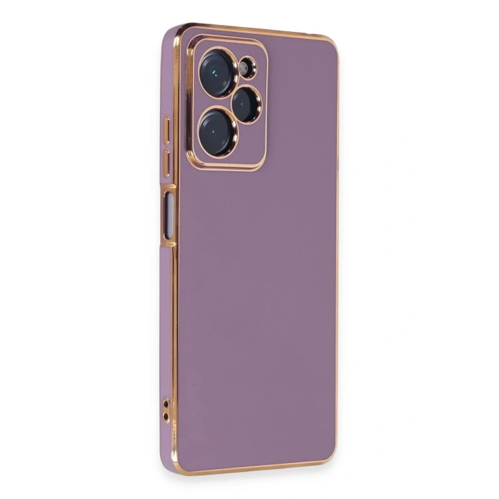 Mey İthalat®   Poco X5 Pro 5G Kılıf Volet Silikon - Mor