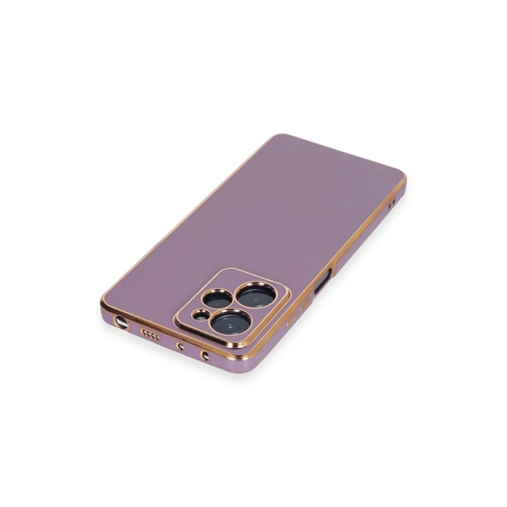 Mey İthalat®   Poco X5 Pro 5G Kılıf Volet Silikon - Mor