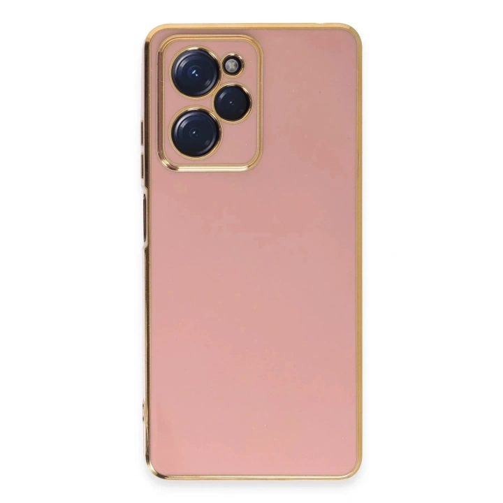 Mey İthalat®   Poco X5 Pro 5G Kılıf Volet Silikon - Pembe