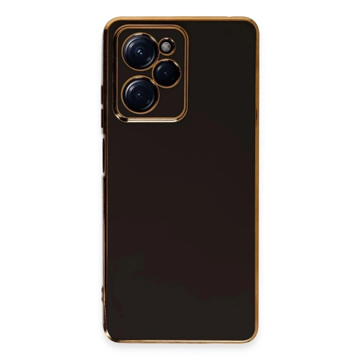 Mey İthalat®   Poco X5 Pro 5G Kılıf Volet Silikon - Siyah