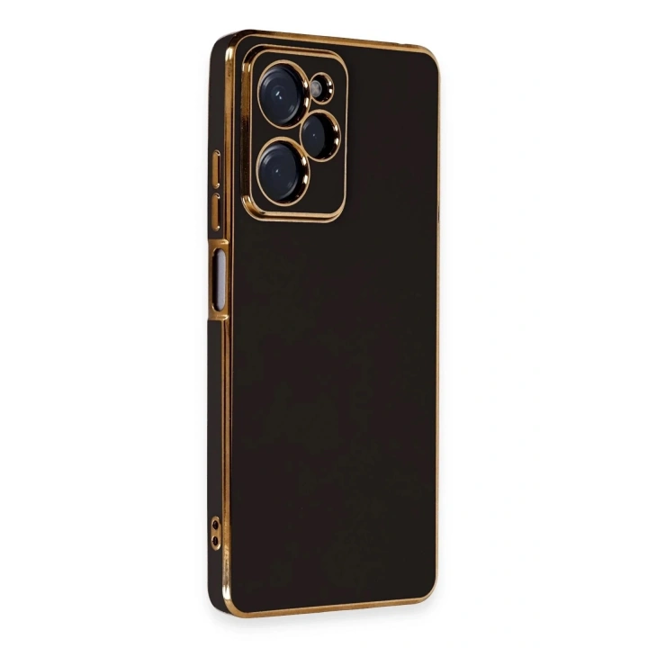 Mey İthalat®   Poco X5 Pro 5G Kılıf Volet Silikon - Siyah