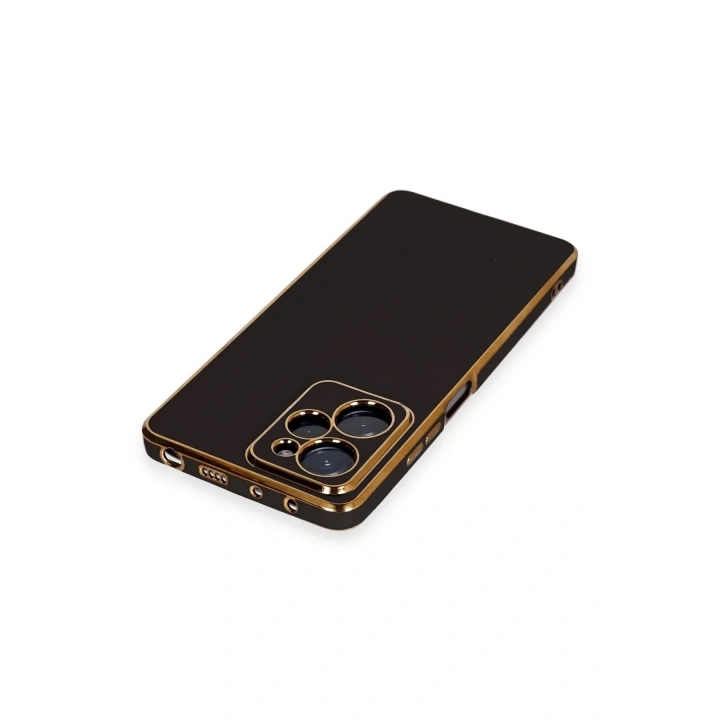 Mey İthalat®   Poco X5 Pro 5G Kılıf Volet Silikon - Siyah