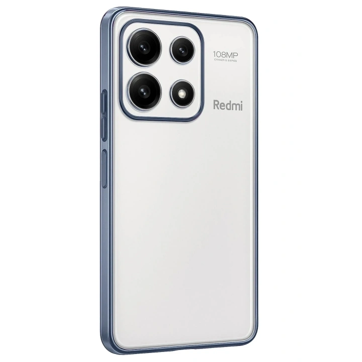 Mey İthalat®   Poco X6 Pro Kılıf  Lensli Silikon - Açık Mavi