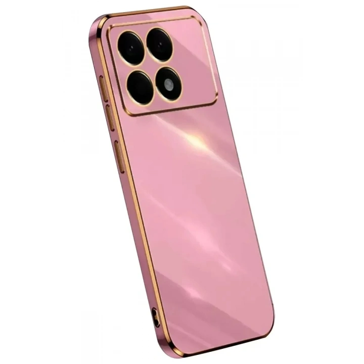 Mey İthalat®   Poco X6 Pro Kılıf Volet Silikon - Mor