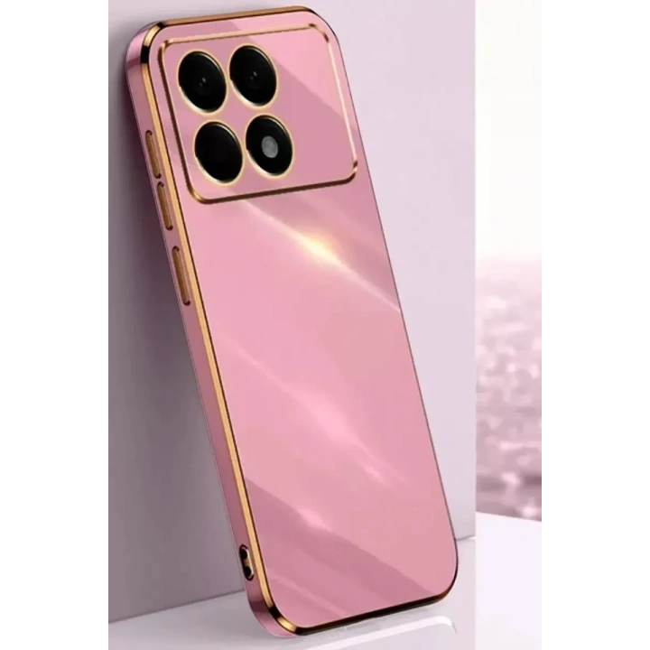 Mey İthalat®   Poco X6 Pro Kılıf Volet Silikon - Mor