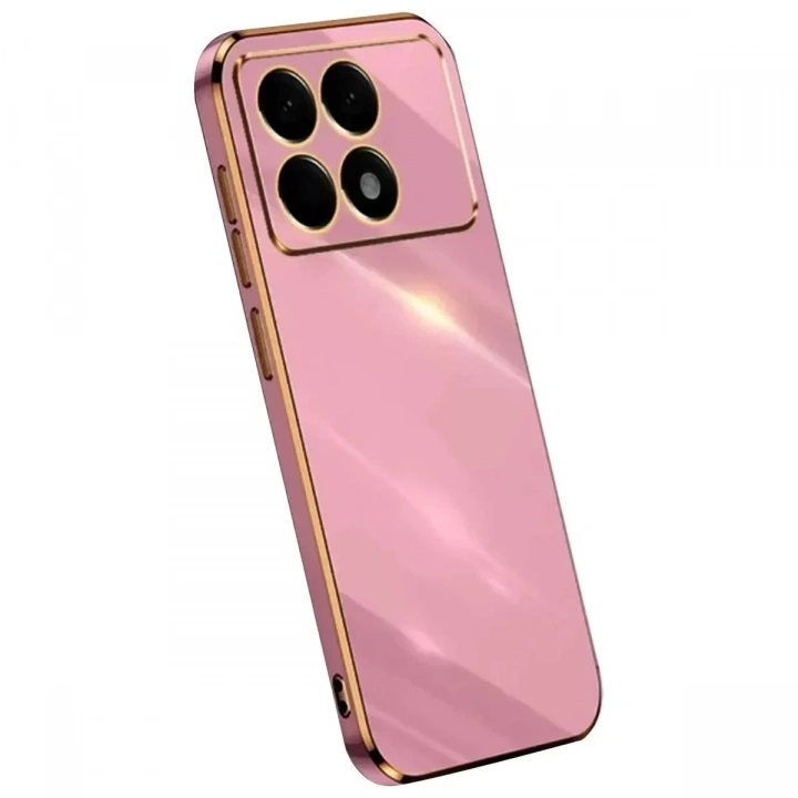 Mey İthalat®   Poco X6 Pro Kılıf Volet Silikon - Mor