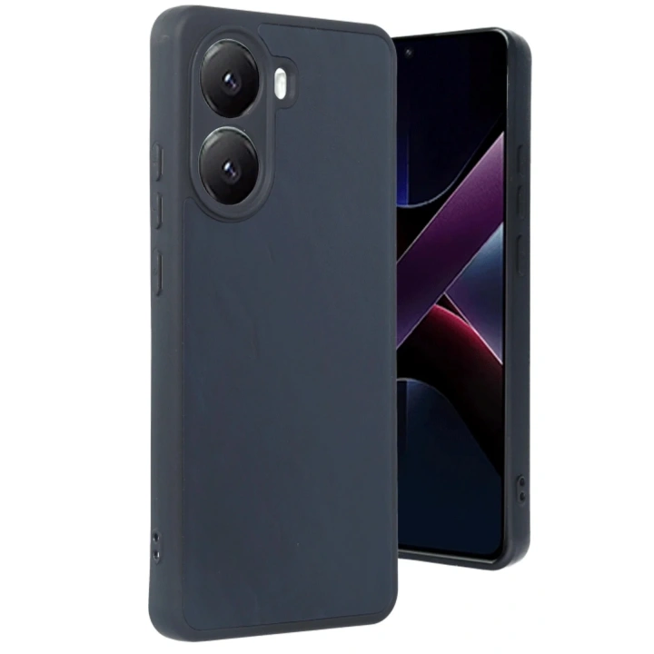 Mey İthalat®   Poco X7 Pro Kılıf Aras Deri Kapak - Lacivert