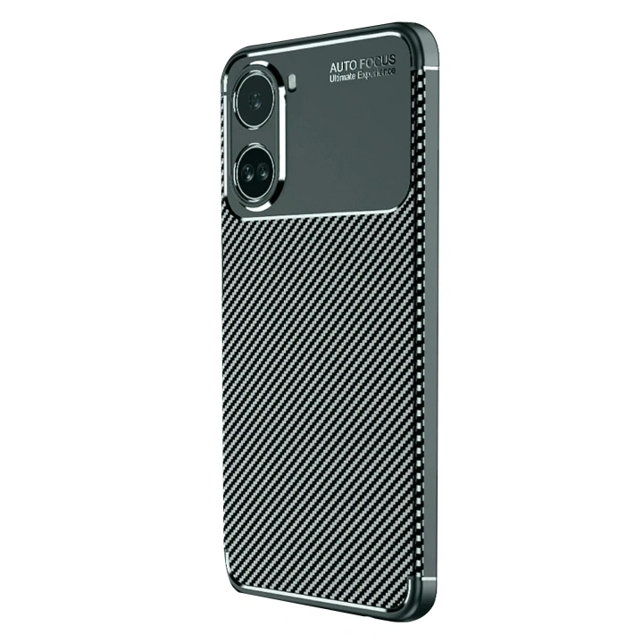 Mey İthalat®   Poco X7 Pro Kılıf Auto Focus Karbon Kapak - Koyu Yeşil