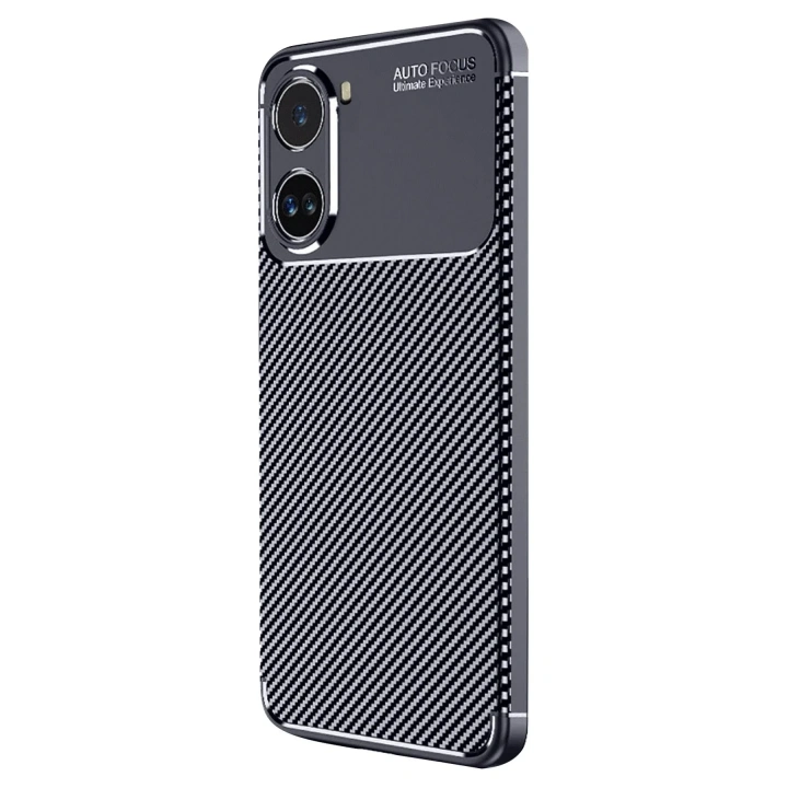 Mey İthalat®   Poco X7 Pro Kılıf Auto Focus Karbon Kapak - Lacivert
