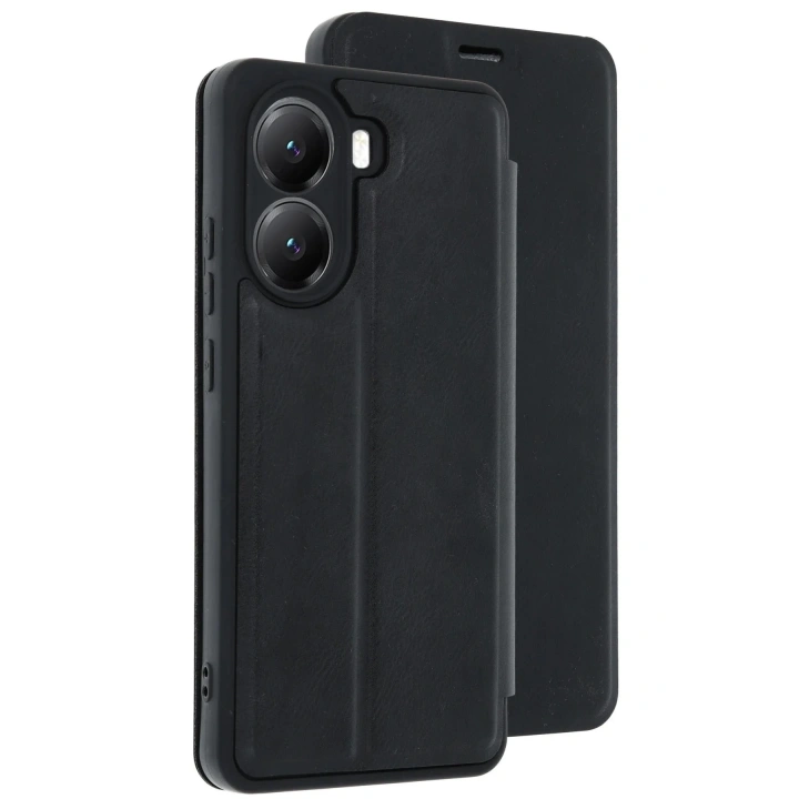 Mey İthalat®   Poco X7 Pro Kılıf Flip Cover - Siyah