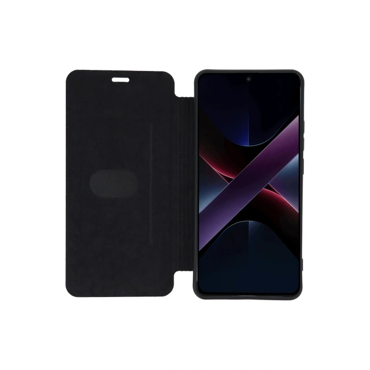 Mey İthalat®   Poco X7 Pro Kılıf Flip Cover - Taba