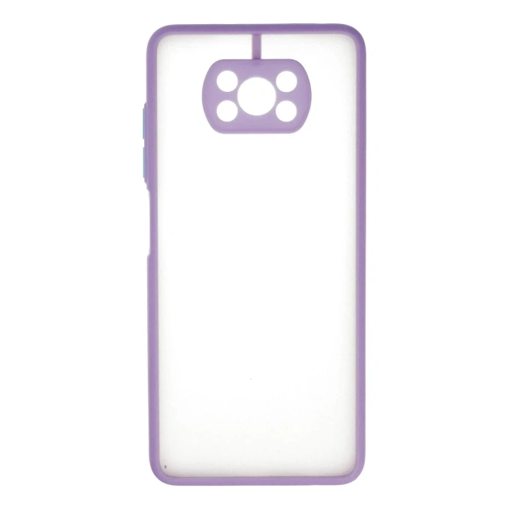 Mey İthalat®   Pocophone X3 Kılıf Montreal Silikon Kapak - Mor