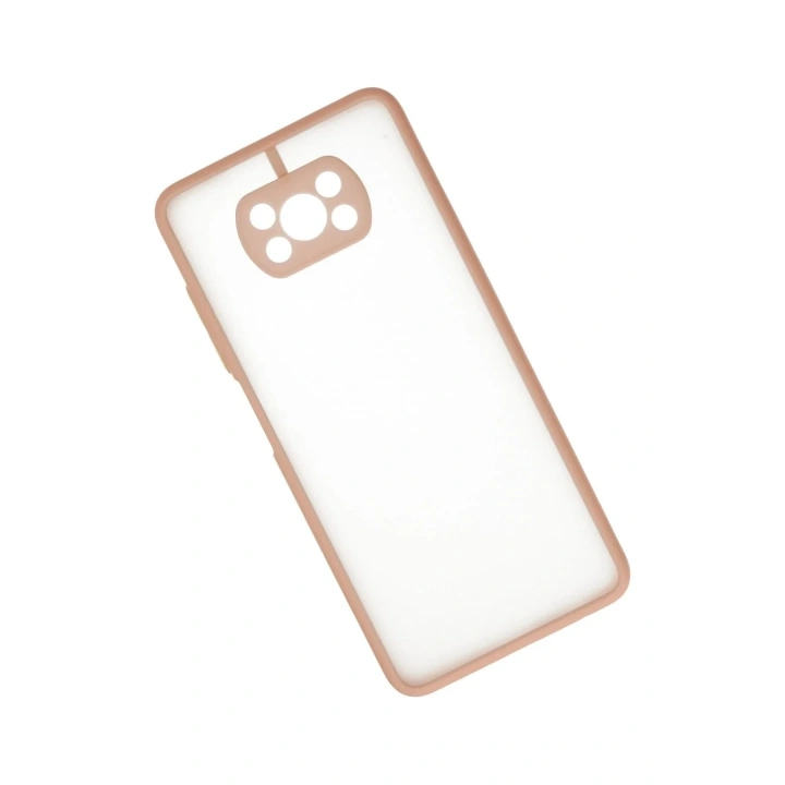 Mey İthalat®   Pocophone X3 Kılıf Montreal Silikon Kapak - Pembe