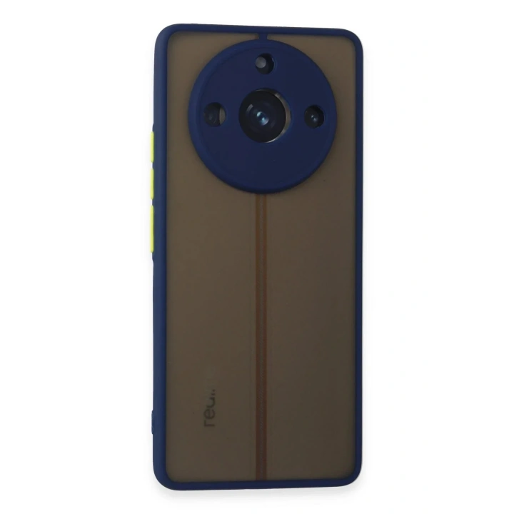 Mey İthalat®  Realme 11 Pro Kılıf Montreal Silikon Kapak - Lacivert
