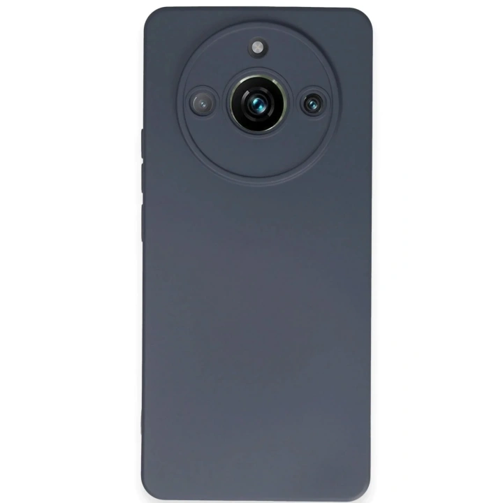 Mey İthalat®  Realme 11 Pro Kılıf Nano içi Kadife Silikon - Gri