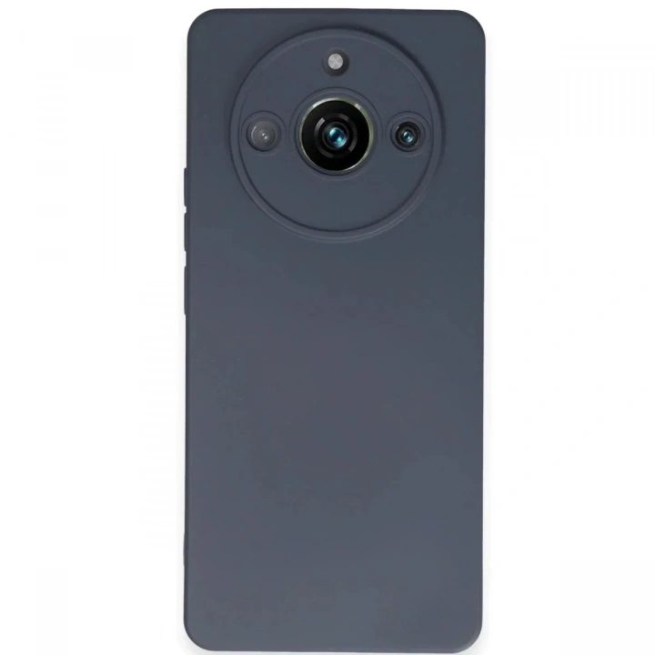 Mey İthalat®  Realme 11 Pro Kılıf Nano içi Kadife Silikon - Gri