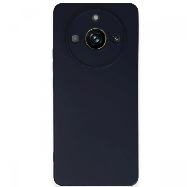 Mey İthalat®  Realme 11 Pro Kılıf Nano içi Kadife Silikon - Lacivert