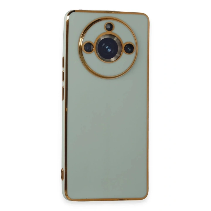 Mey İthalat®  Realme 11 Pro Kılıf Volet Silikon - Açık Yeşil