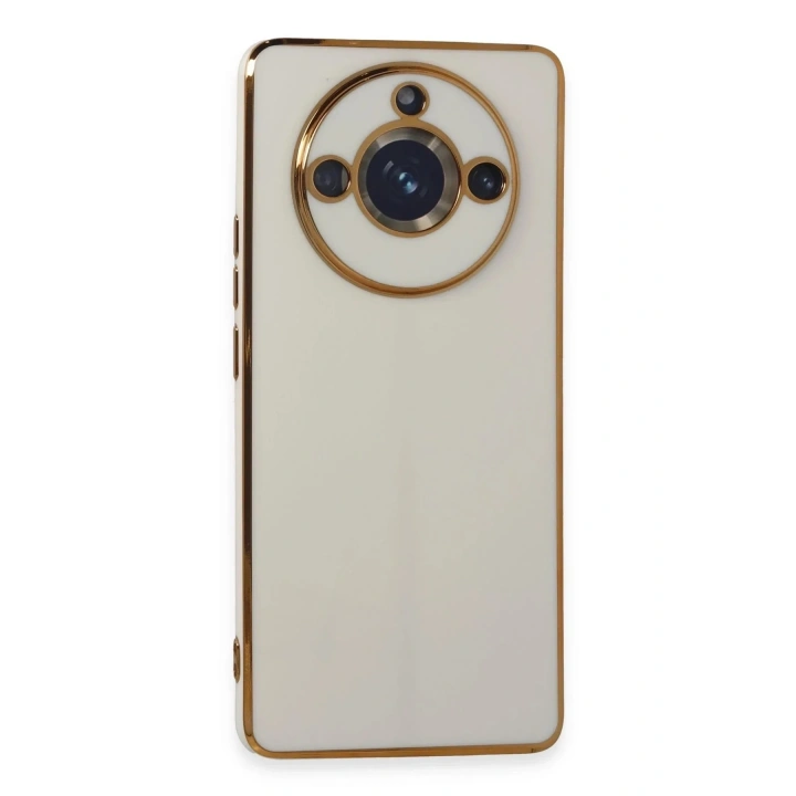Mey İthalat®  Realme 11 Pro Kılıf Volet Silikon - Beyaz