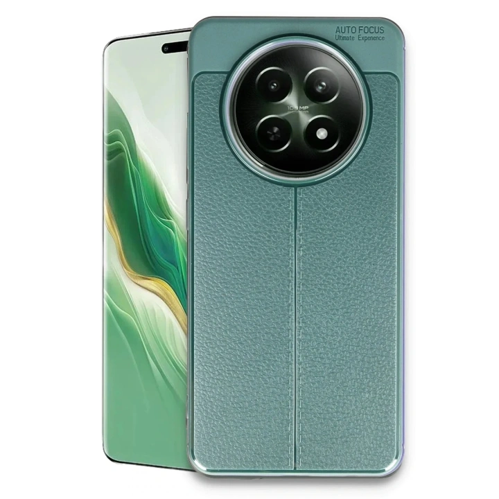 Mey İthalat®  Realme 12 5G Kılıf Auto Focus Kapak - Koyu Yeşil