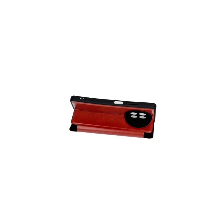 Mey İthalat®  Realme 12 5G Kılıf Flip Cover - Kırmızı