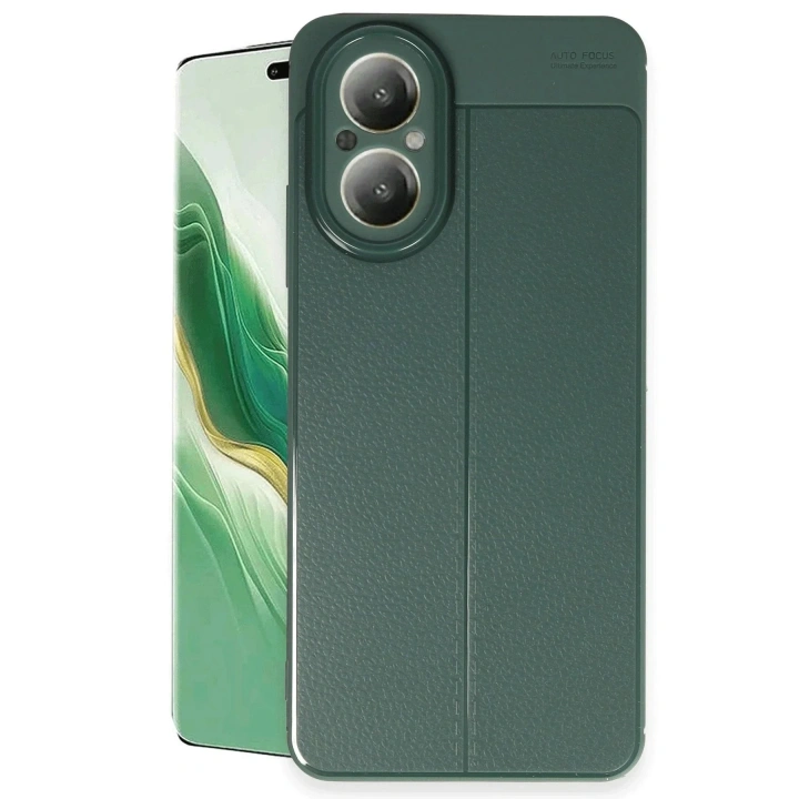 Mey İthalat®  Realme 12 Lite Kılıf Auto Focus Kapak - Koyu Yeşil