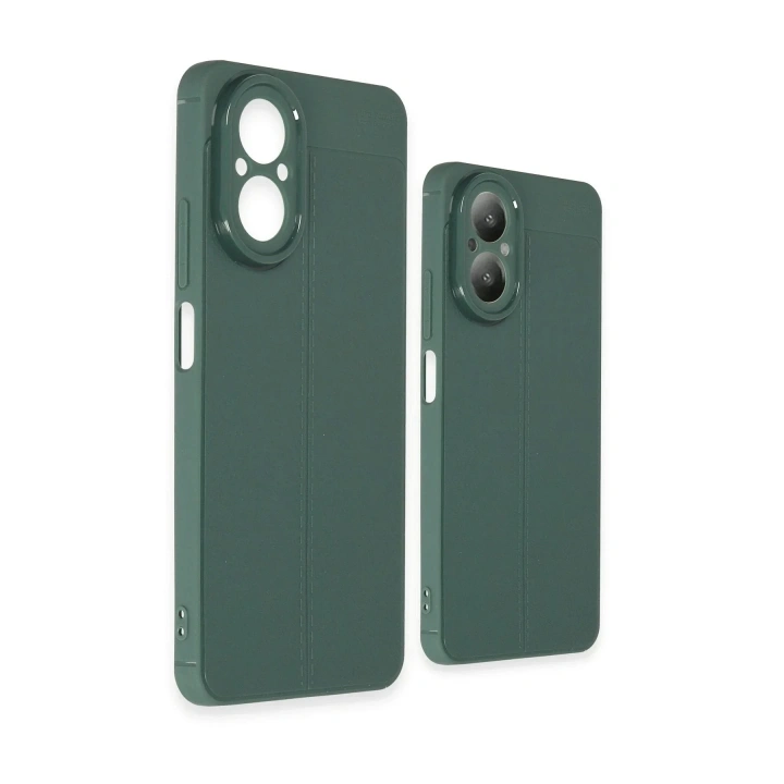 Mey İthalat®  Realme 12 Lite Kılıf Auto Focus Kapak - Koyu Yeşil