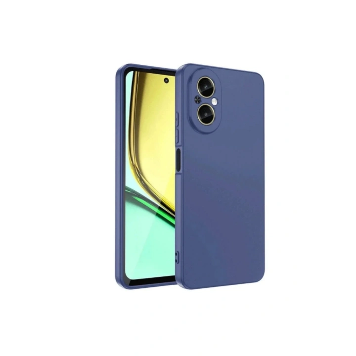 Mey İthalat®  Realme 12 Lite Kılıf First Silikon - Lacivert