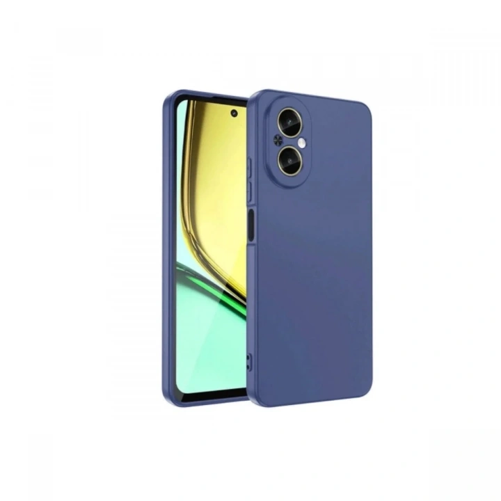 Mey İthalat®  Realme 12 Lite Kılıf First Silikon - Lacivert