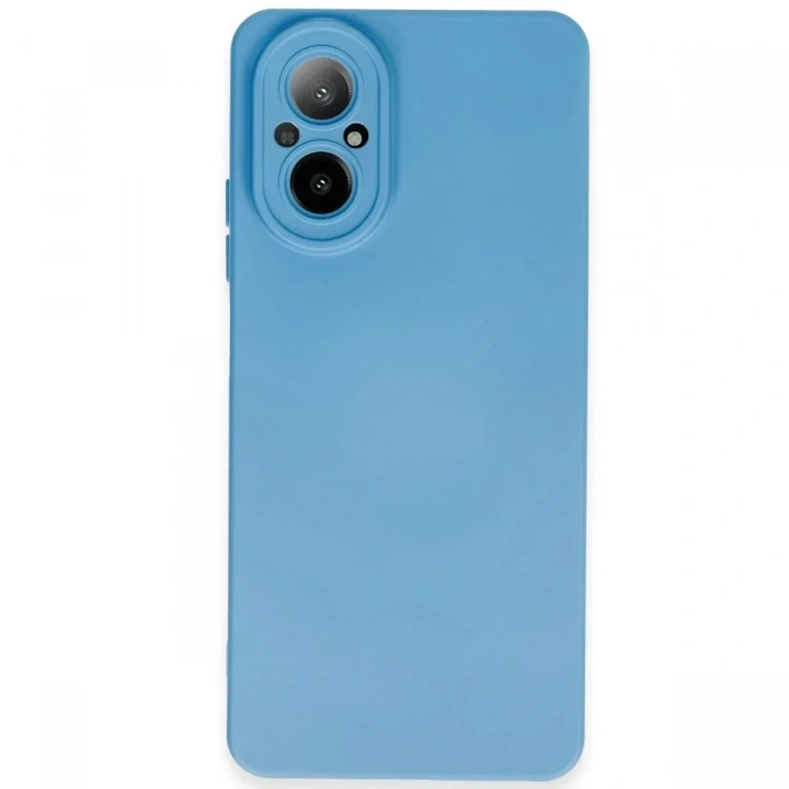 Mey İthalat®  Realme 12 Lite Kılıf Nano içi Kadife Silikon - Mavi