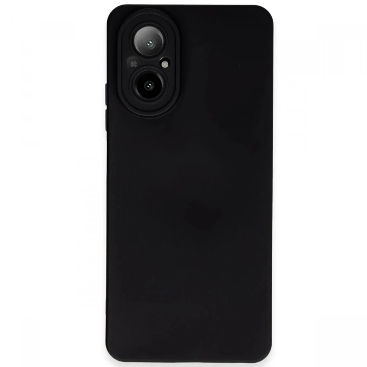 Mey İthalat®  Realme 12 Lite Kılıf Nano içi Kadife Silikon - Siyah