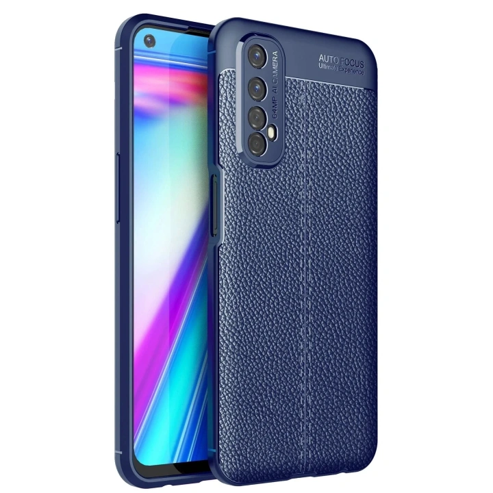 Mey İthalat®  Realme 7 Kılıf Auto Focus Kapak - Lacivert