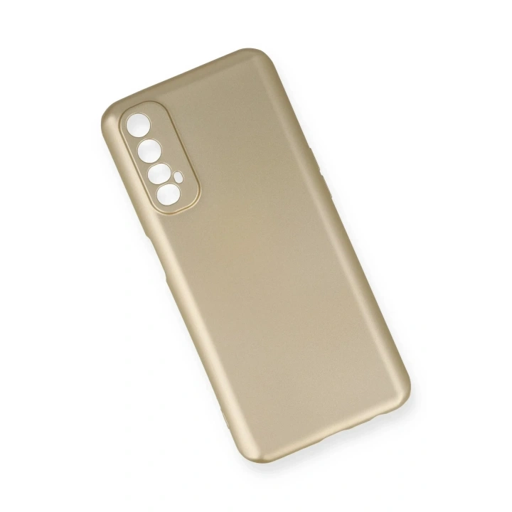 Mey İthalat®  Realme 7 Kılıf First Silikon - Gold