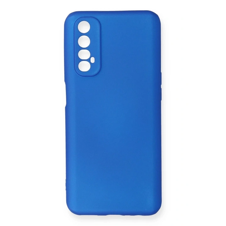 Mey İthalat®  Realme 7 Kılıf First Silikon - Mavi