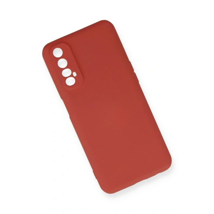 Mey İthalat®  Realme 7 Kılıf Nano içi Kadife Silikon - Kiremit