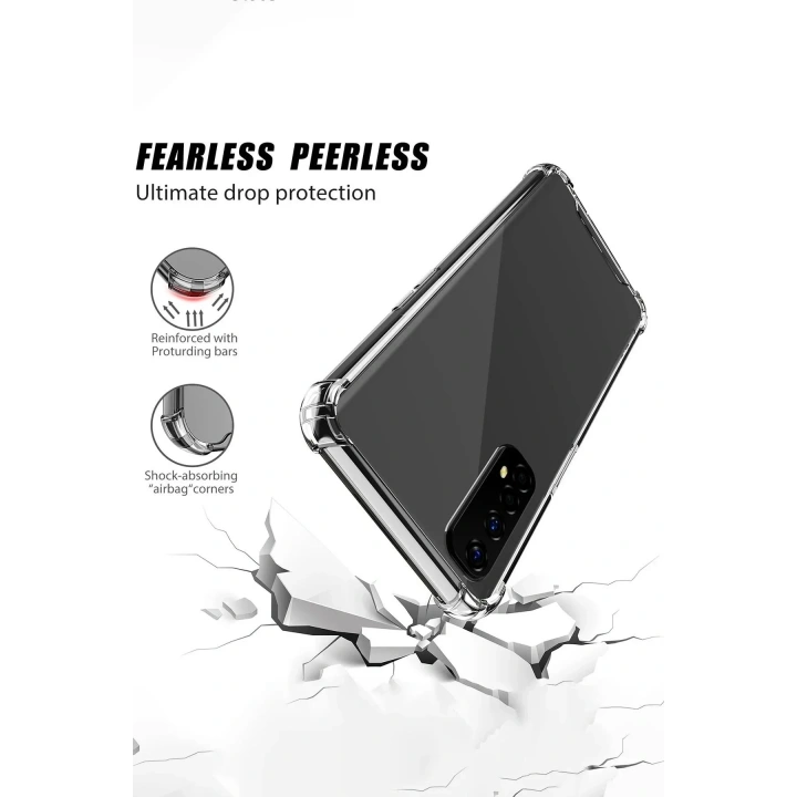 Mey İthalat®  Realme 7 Kılıf Olex Tpu Silikon - Şeffaf