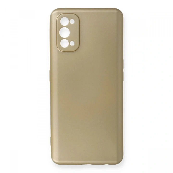 Mey İthalat®  Realme 7 Pro Kılıf First Silikon - Gold