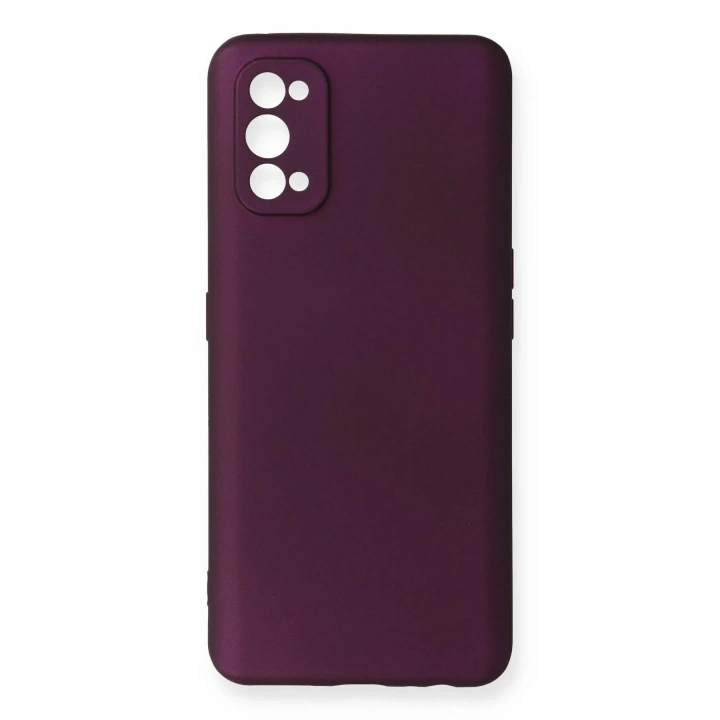 Mey İthalat®  Realme 7 Pro Kılıf First Silikon - Mürdüm