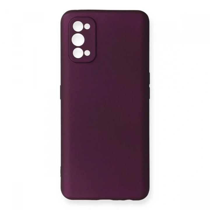 Mey İthalat®  Realme 7 Pro Kılıf First Silikon - Mürdüm