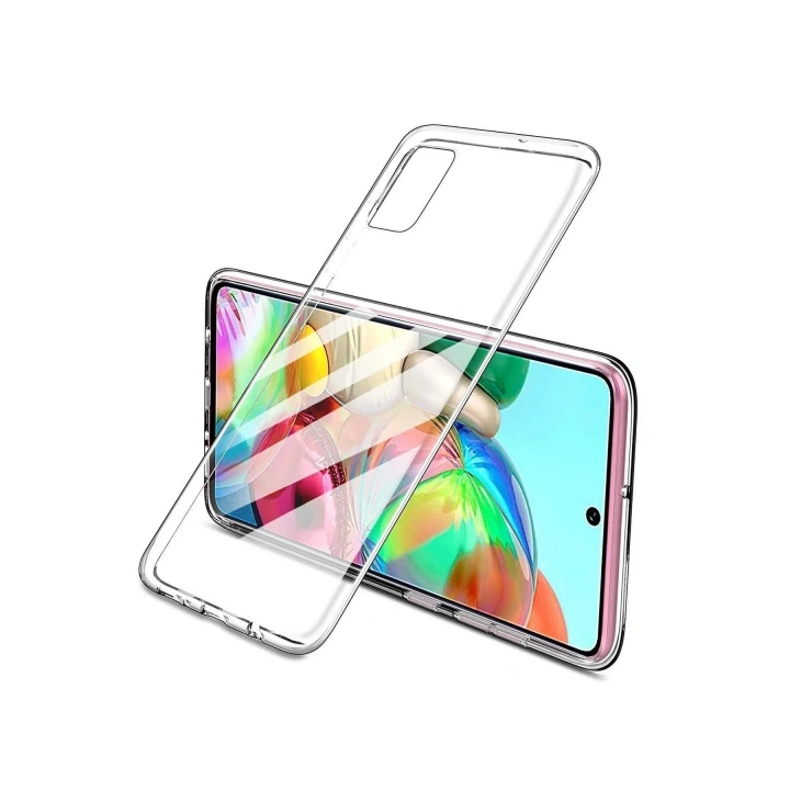 Mey İthalat®  Realme 7 Pro Kılıf Lüx Şeffaf Silikon - Şeffaf